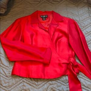 Red Silk Shirt